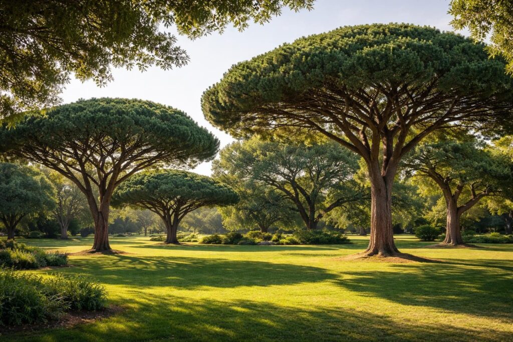 découvrez les meilleures espèces d'arbres parasols persistants pour créer une ombre agréable et durable dans votre jardin. conseils et astuces pour un espace ombragé toute l'année.