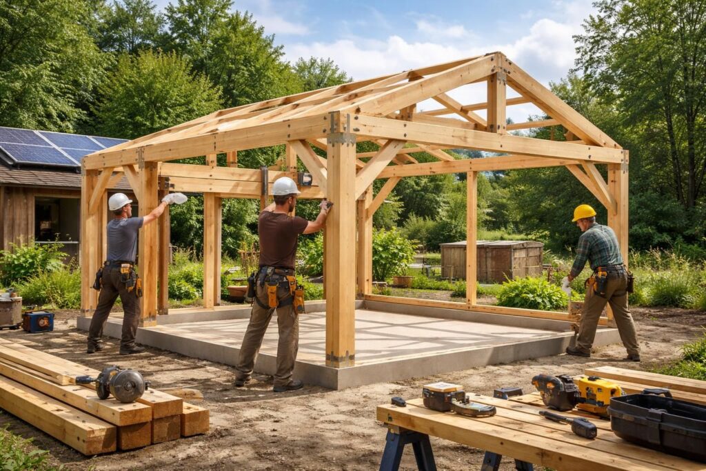 découvrez comment construire un atelier durable et pratique avec une ossature bois, grâce à notre guide complet qui vous accompagne pas à pas dans votre projet.
