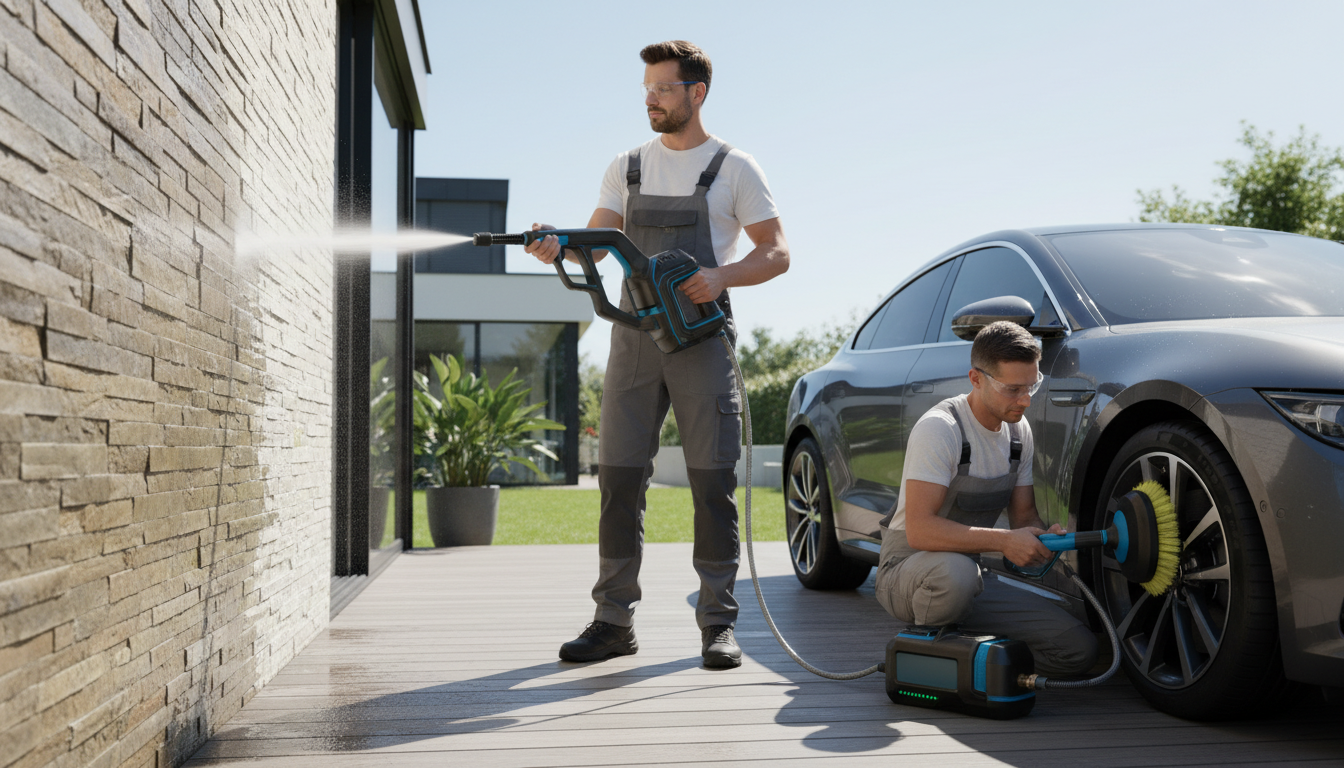 découvrez hydroblaster x7, l'appareil de nettoyage haute-pression alliant puissance et rapidité pour des résultats impeccables en un temps record. efficacité et performance garanties.