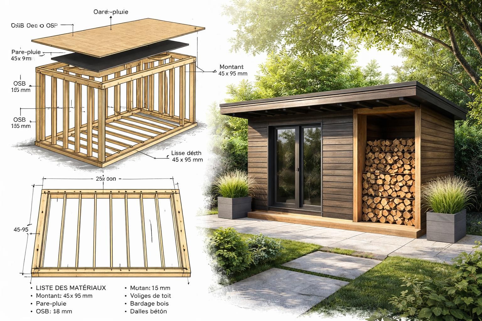 découvrez comment fabriquer un abri de jardin en osb avec notre guide complet pour un style contemporain, alliant modernité et fonctionnalité.