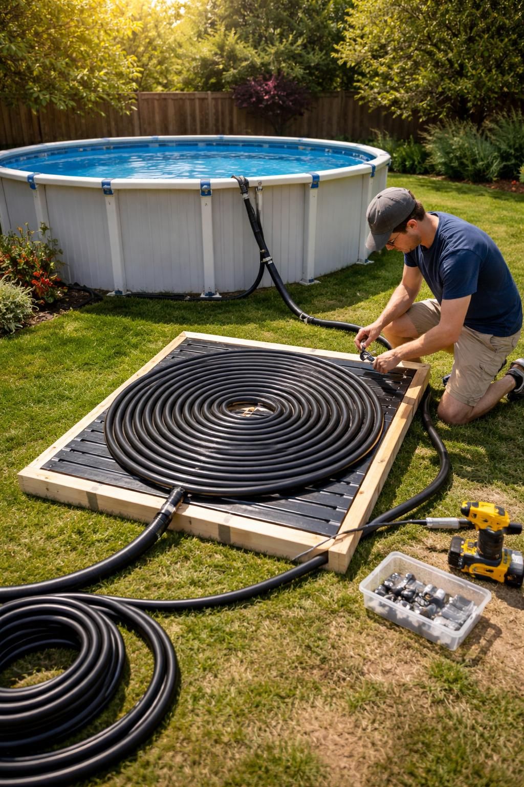 découvrez notre guide complet pour fabriquer un chauffage de piscine solaire efficace et écologique, et profitez d'une eau chauffée naturellement toute l'année.