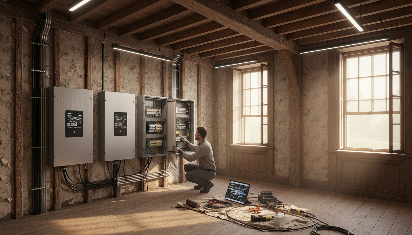 découvrez comment moderniser l'électricité d'une vieille maison grâce à notre guide complet, incluant les étapes clés et un budget détaillé pour un projet réussi et sécurisé.