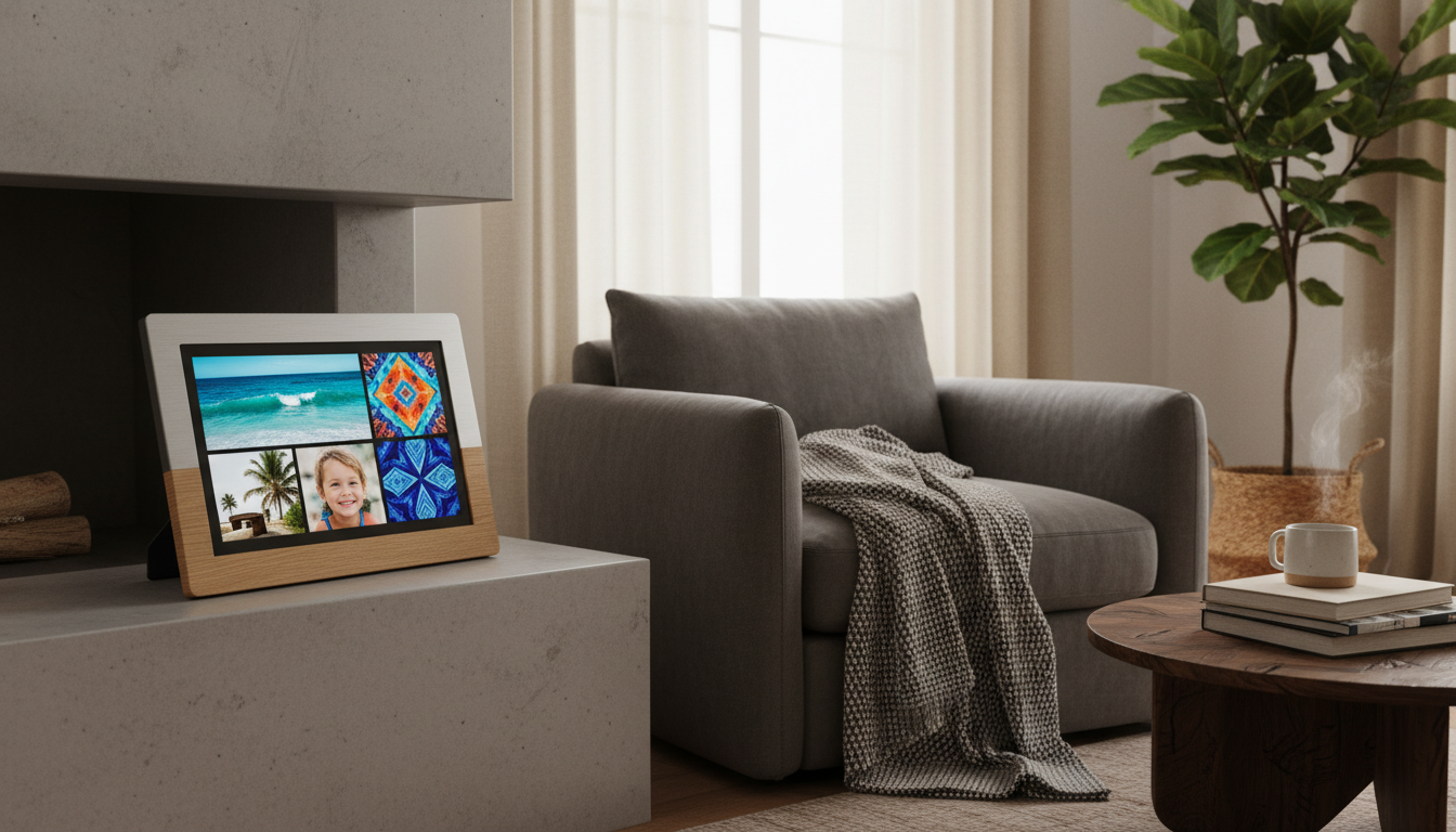 découvrez wallart smart, le cadre numérique innovant qui met en valeur vos plus beaux souvenirs avec une qualité d'image exceptionnelle et un design élégant.