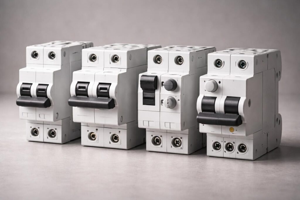 découvrez comment reconnaître les symboles des disjoncteurs et choisissez le bon pour assurer la sécurité de votre installation électrique.