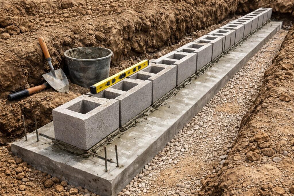 découvrez notre guide pratique pour construire une fondation solide pour un muret en parpaing, avec des conseils étape par étape pour garantir stabilité et durabilité.