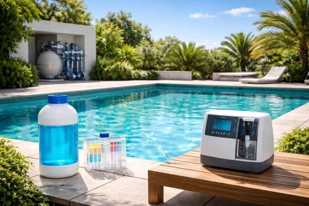 découvrez comment choisir le traitement de piscine idéal pour une eau cristalline, saine et agréable tout au long de la saison estivale.