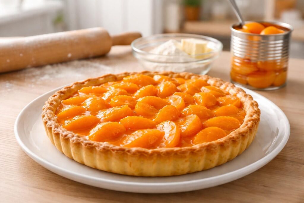 découvrez une recette rapide et facile de tarte aux abricots en boîte, parfaite pour un dessert réussi en un rien de temps.