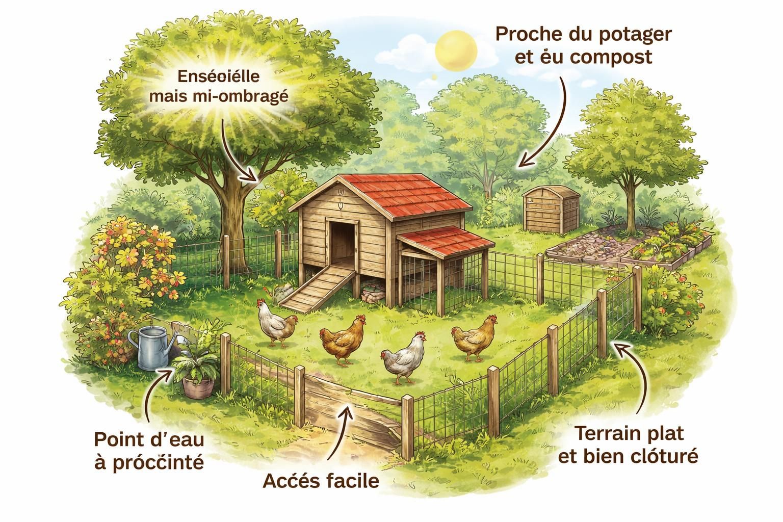 apprenez à construire un poulailler facilement avec notre guide pratique étape par étape, idéal pour débutants et passionnés de jardinage.