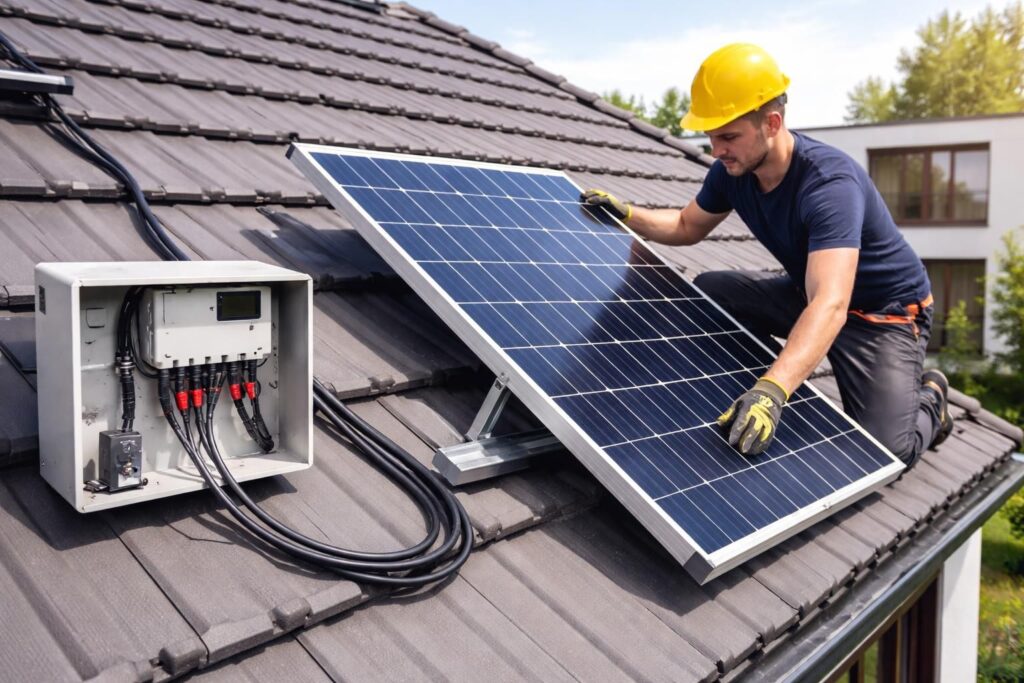 découvrez comment installer facilement un panneau solaire grâce à une installation plug-and-play simple et rapide, idéale pour réduire votre consommation d'énergie.